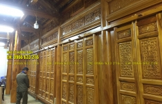 NHÀ GỖ MÍT 5 GIAN THÔNG